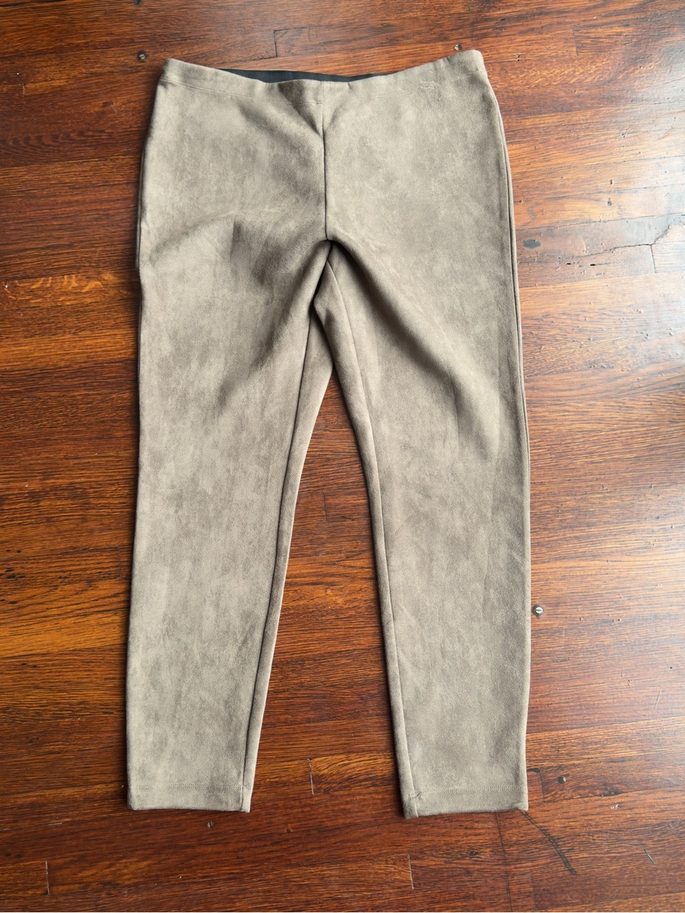 Catherine Malandrino Brown Faux-Suede Leggings